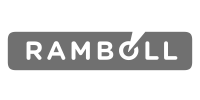 Logo von Ramboll als Referenz des Werbetechnikers Hennerkes Licht und Werbung
